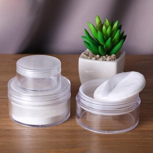 20g/50g 12pcs Powder Puff Case Empty Practical Creative Powder Puff Box Powder Puff Container for Baby Infant Newborn