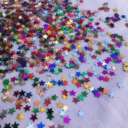 15g Glitter Star Gold Silver Metallic Foil Sequin Throwing Confetti Wedding Party Christmas Decoration Supplies