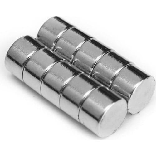 50% Hot Sale 10Pcs 8x5mm N52 Super Strong Round Disc Blocks Rare Earth Neodymium Magnets