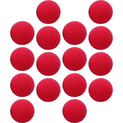 50pcs Clown Sponge Nose Clown Red Nose for Masquerade Cosplay Party
