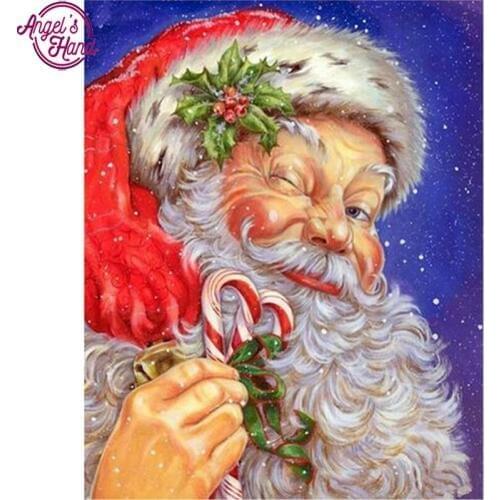 5d diamond embroidery Santa Claus Diamond Painting Rhinestones Cross Stich Diy diamond mosaic Pictures Christmas home decoration