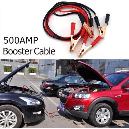 Car Emergency Battery Jump Cable Wire 2.2 Meters Length Durable Booster 12V 500A for Auto