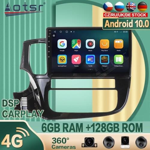 For Mitsubis Outlander 2014+Android Car radio Player GPS Navigation 360 camera Auto Stereo Multimedia Video Headunit DSP carplay