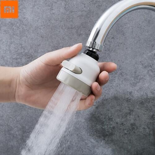 Xiaomi Jordan Judy Faucet Boost Three-Speed Adjustment Splash-Proof Nozzle Household Tap WaterShower Water-Saving RotatingFilter