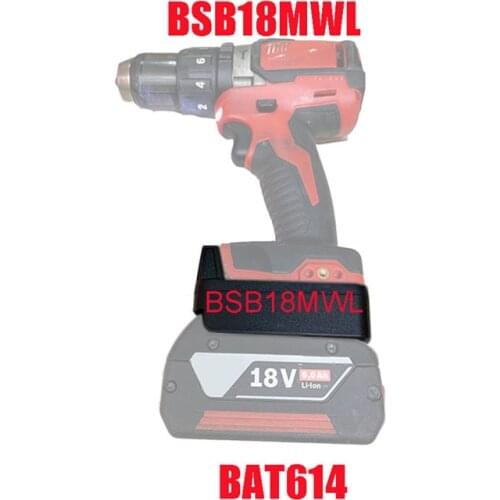 BSB18MWL Li-ion Battery Electric Power Tool Adapter Converter use Bosch 18V Lithium Battery BAT618 on Milwaukee 18V M18 Tool