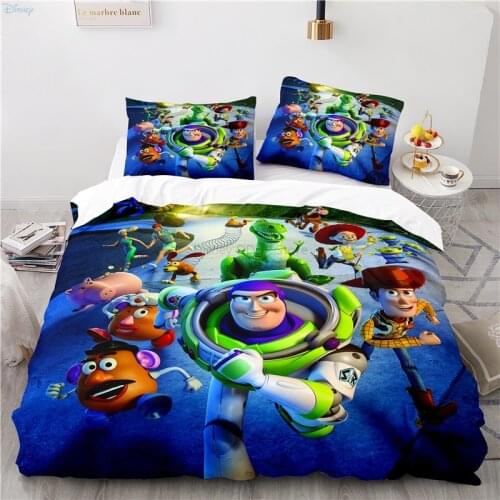 Home Textile Toy Story 4 3D Duvet Cover Set with Pillowcase Bedding Set Single Double Twin Full Queen King Size Bed Linen Sets
