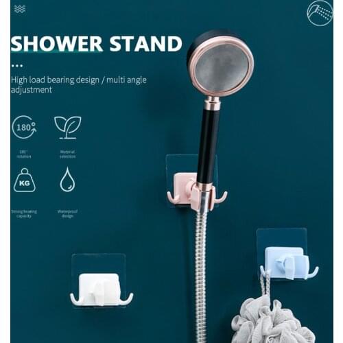 Shower Bracket Adjustable Hand Shower Holder Bathroom Accessories Plastic Shower Slide Rail Bar Holder Bracket Stable Rotation
