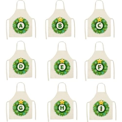 Christmas theme green letters apron apron dress chef apron kawaii apron cute apron kitchen apron aprons for woman custom apron