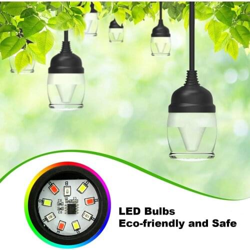 20 Modes String Light Waterproof Colorful Bulbs Fairy String With Remote Control For Home Garden Hotels Clubs Wedding Festivals