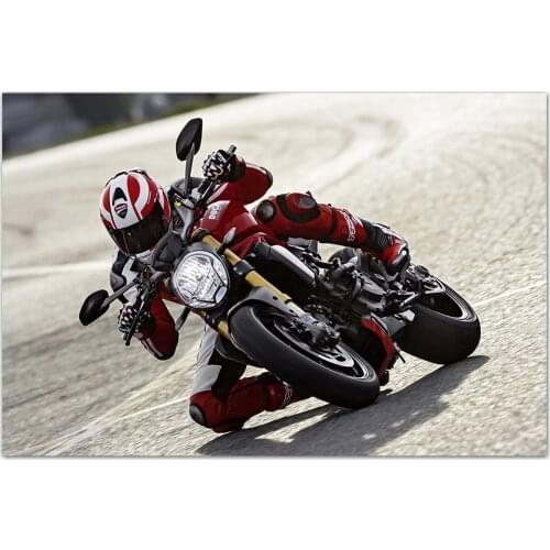 Ducati Monster Super Bike Photo Wall Art Poster Canvas Painting for Bedroom Decoration