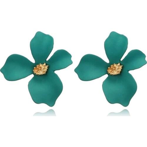 Korean Fashion Flower Style Ear Studs Women Earrings Elegant Ladies Party Wedding Earrings Fashion Jewelry Gift Fashion