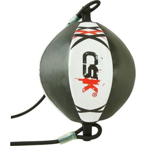 Leather Boxing Ball,Speed Dodge Ball Double End Gym MMA Boxing Sports Punch Bag Floor to Ceiling Rope Workout(Length 4,76 Ft)