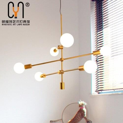 Iron industry brand creative pendant lights handmade wicker hanging lamp avizeler ventilador de techo living room decoration