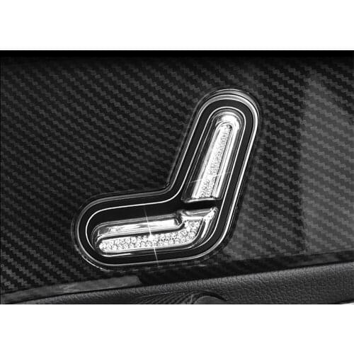 For Mercedes Benz GLA Class GLA200 GLA220 GLA250 2020 2021 Seat Adjustment Button Trim Crystal Sticker Diamond Modify Cover