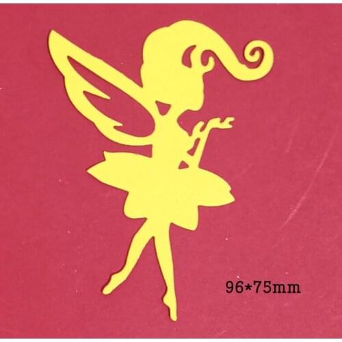Metal Cutting Dies fairy Girl Craft Die Mold Stencils for Embossing DIY Scrapbooking Paper Cards Making Knife Blade Die Template