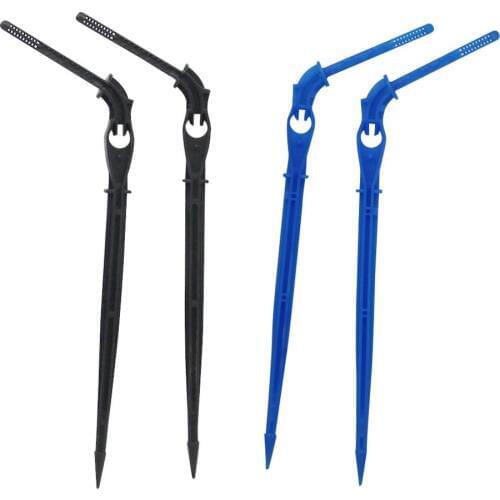 Garden Irrigation Elbow Drop Emitter Arrows Micro Drip Irrigation 3mm Interface Drippers Water Saving Curved Arrow Dripper 10pcs