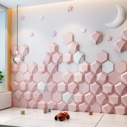 3D Bed Headboard Wall Stickers Self-adhesive Wallpaper Bedroom Tatami Background Decor Aesthetic Head Board Cabecero Headrests