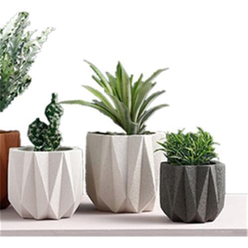 Desktop Decorating Vase Making Silicone Pot Mold Cement Planter Mould Big Garden Pot Molds for Concrete