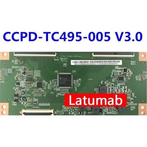 Latumab Original T-Con Board CCPD-TC495-005 V3.0 STCON495C001 Logical Board for CC495PU1L01 Screen