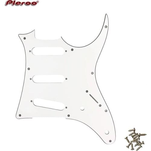 Pleroo Custom Guitar Parts - For MIJ Ibanez GRX20 Outline Guitar Pickguard Humbucker Pickup Scratch Plate SSS Pickguard
