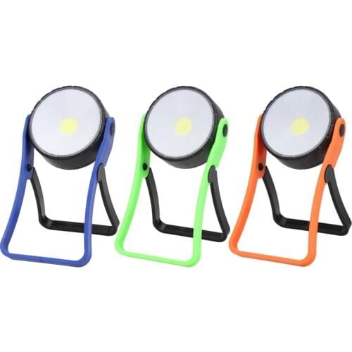 Portable 360 degree Adjustable magnetic light led cob camping work inspection battery light tent home work lamp camping latern