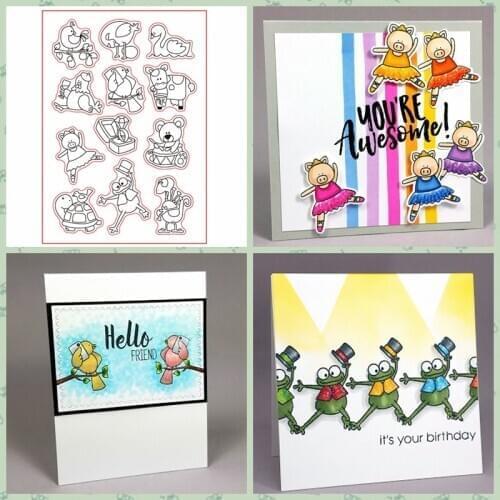Animals Life World Transparent Clear Stamps for DIY Scrapbooking/Card Making/Kids Holiday Fun Decoration Supplies