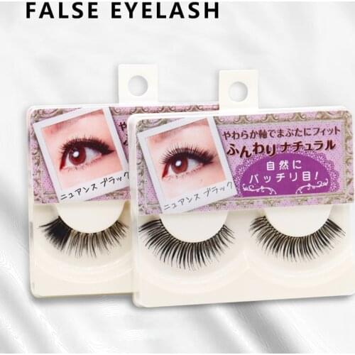 1 Pair Makeup Faux Mink Eyelashes Soft Fake Lashes Makeup Kit Mink Lashes Extension Mink Eyelashes Handmade Reusable Eyelashes