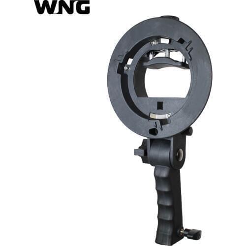 Hand-held S-Type Flash Bracket Bowen Mount Elinchrom Mount for Speedlite Flash Softbox Snoot Umbrella Flash Accessories