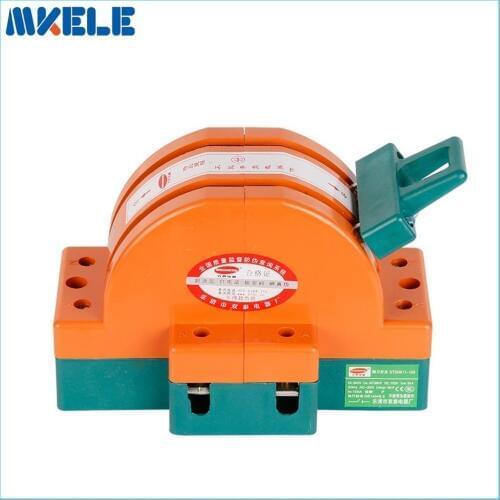 Heavy Duty Electronic Circuit Opening Load 2PDT 100A Double Throw Two-way Household Knife Switches Delivered Safety Knife