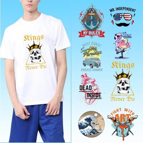 Art Triangle patches on Clothes Heat Transfer printing Iron On Transfers Garment Accessories Heat-sensitive patches