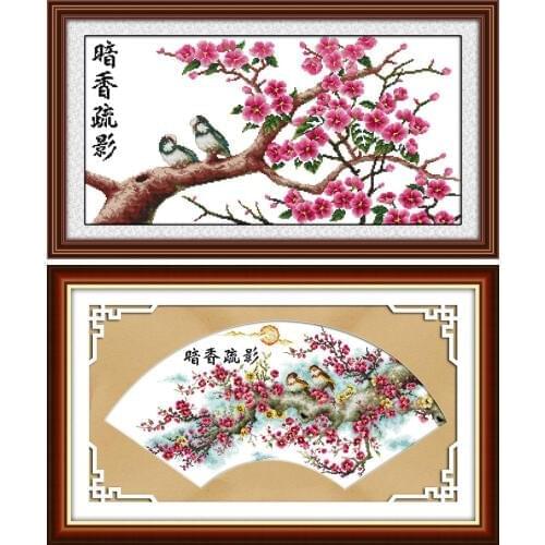 Everlasting Love Impressions Of Fluidity Chinese Cross Stitch Kits Ecological Cotton Stamped DIY Christmas Decorations For Home