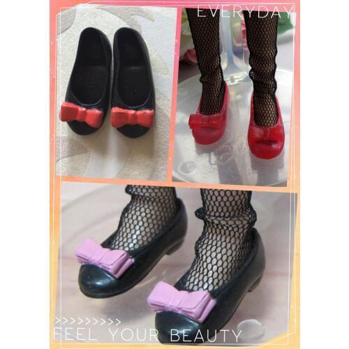 1Pairs New Arrival Cute Mini 1/6 Flat shoes Doll Shoes for Blyth Momoko, Licca, OB, Azone Doll