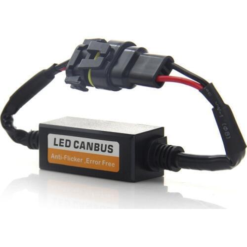 1pc Headlight Fog Lamp Canbus Decoders Resistor Canceller Anti Flicker Error Free Resistor Accessories H1/H4/H7/9005/9006/9012