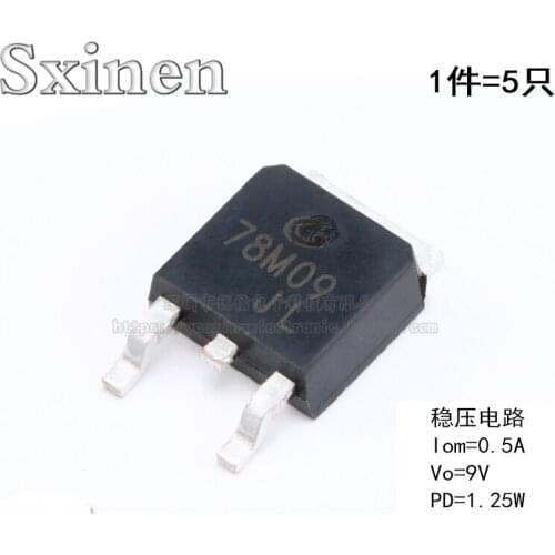 CJ78M09 TO-252-2 0.5A/9V/1.25W Linear Voltage Regulator Circuit Chip 5 Pcs