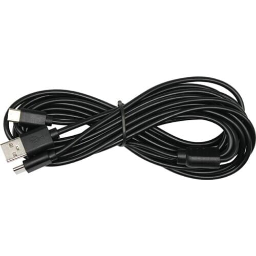 2 in 1 3M AC Power Supply Fast Charging Cord Wired Cable Play Charge Two Controllers for NS Switch Pro Xbox Series X PS5 Gamepad