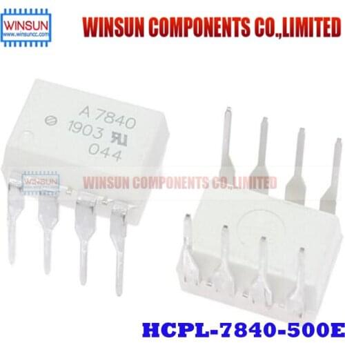 50PCS/LOT HCPL-7840-500E DIP8 A7840 HCPL-7840 Authentic Original