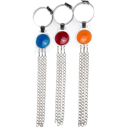 Car Round Electrostatic Avoid Ground Belt Vehicle Warning Auto Antistatic Ground Wire Metal Reflective Grounding Strip Universal