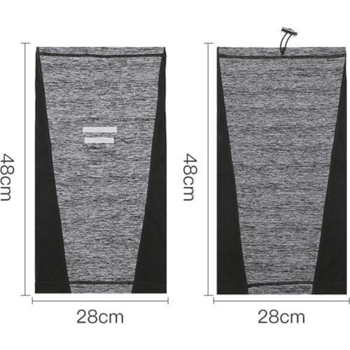 Summer Neck Bandana Tube Scarf Biker Breathable Outdoor Bandana Half Face Sport Hiking Cycling Scarf UV Protection for Men Women