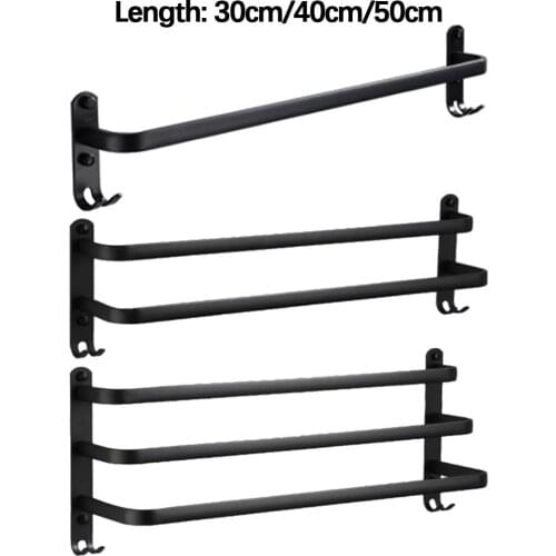 Towel Holder - Towel Rack Towel Bar for Kitchen, Aluminum Alloy Wall Mount