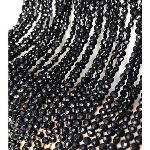 ICNWAY Natural 15inch 3*4mm faceted coin gemstone beads jewelry Making DIY Necklace Bracelet Earring