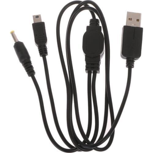 Data Cable Charger Power 2 in 1 USB Data Charge Cable Cord for Sony PSP 2000 3000 Game Console