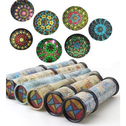 Kids Toy 30cm Kaleidoscope Scalable Rotating Adjustable Kaleidoscope Toy Children Birthday Educational Gifts Toys