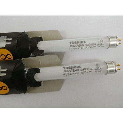 For 2pcs,TOSHIBA FL8EX-N-H 8W linear fluorescent tube,FL 8EX-N-H Daylight G5 lamp bulb,FL8EXNH