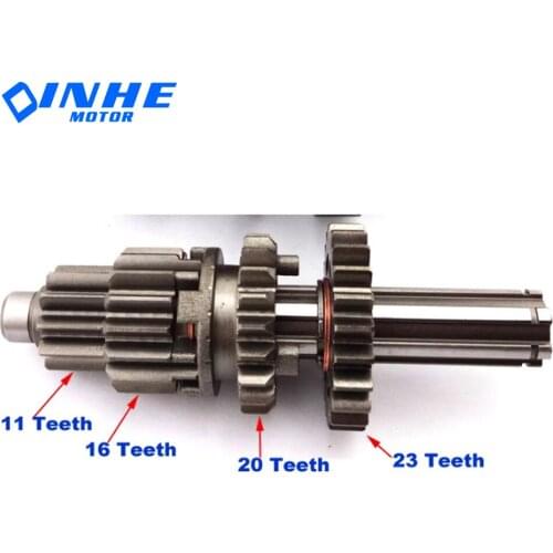 Motorcycle Transmission Gear Box Main Shaft Kit For YX140 YX150 YX160 YinXiang 140cc 150cc 160cc Engine Dirt Pit Bike KAYO BSE