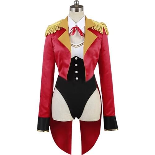 Game cosplay costume Fate/Grand Order FGO Servant Mash Kyrielight Shield circus Sexy jumpsuit+coat and hat full sets