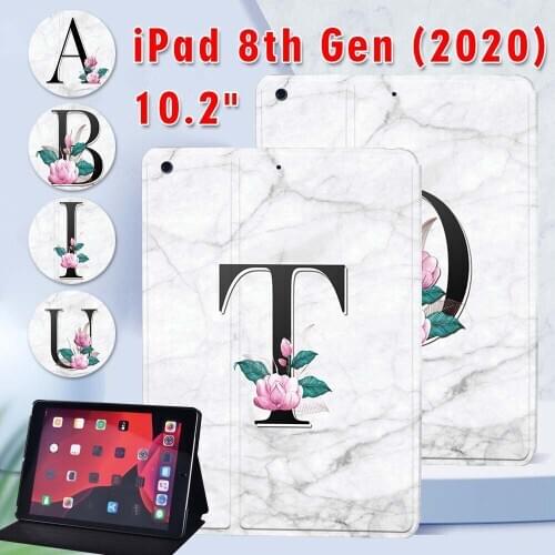 Leather Case for Apple IPad 8 2020 8th Generation 10.2 Inch Tablet Stand Cover Case + Pen