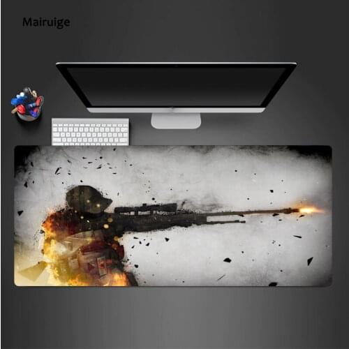 Mairuige Custom Computer Game CS Mouse Pad Best Game Universal Pad Speed Keyboard Mouse Pad Large Size Pad