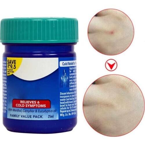 Blue Cold Headache Relief Ointment Itching Nasal Congestion Anti-heatstroke Anti-mosquito Menthol Essential Balm Cool Mint Cream