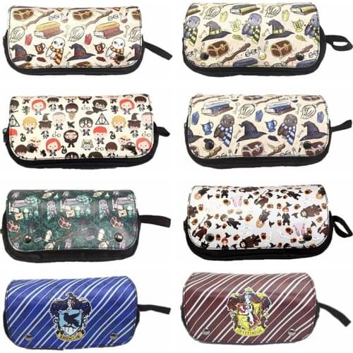 Cute School owl Style Cosmetic Bags Zipper Pouch Pencil Case Makeup Cases School Pen Bag Stationery Bag Cosplay Gifts