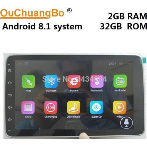 Ouchuangbo 9 inch car radio gps stereo navi for BYD E1 support 4 core 1080P WIFI android 8.1 OS 2+32